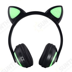Wireless bluetooth 5.0 Headphone LED Colorful Car Ears Cute Music Headset Stereo Headphone with Mic Wireless bluetooth 5.0 Headphone LED Colorful Car Ears Cute Music Headset Stereo Headphone with Mic