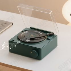 X11 Retro Record Player Model Portable Speaker bluetooth Speaker Rotation Button Alarm Clock Wireless Speaker X11 Retro Record Player Model Portable Speaker bluetooth Speaker Rotation Button Alarm Clock Wireless Speaker