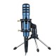 YX-3 Wired Microphone HiFi Noise Reduction Microphone with Stable Tripod with Shockproof Net Anti-Skid Rubber Bracket Microphone