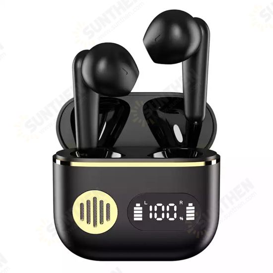 YYK-750 TWS Earphone bluetooth V5.2 60ms Low Latency ENC Noise Cancelling Waterproof 500mAh Battery LED Light Touch Control Headset