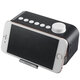 Z5 Wireless bluetooth Speaker Portable Mini Mirror Alarm Clock Support TF Card FM Radio with Mic