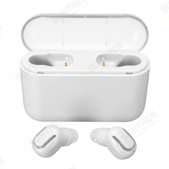 [bluetooth 5.0] Earphone CVC6.0 Noise Cancelling 2200mAh Power Bank IPX5 Waterproof Headphone with Mic