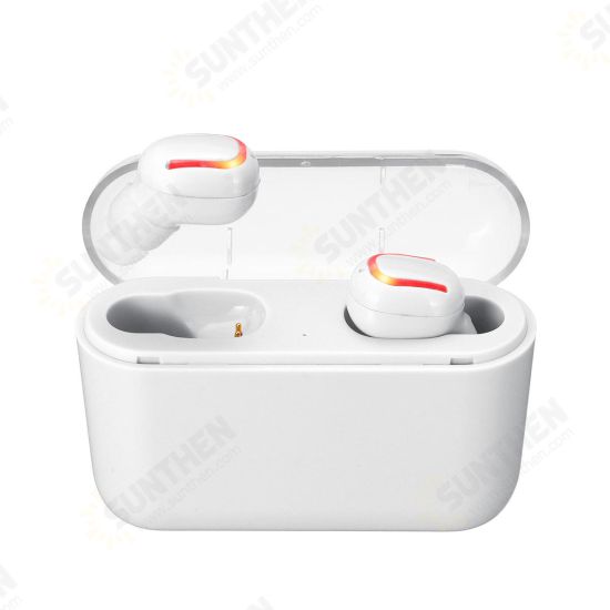 [bluetooth 5.0] Earphone CVC6.0 Noise Cancelling 2200mAh Power Bank IPX5 Waterproof Headphone with Mic