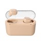 [bluetooth 5.0] Earphone CVC6.0 Noise Cancelling 2200mAh Power Bank IPX5 Waterproof Headphone with Mic