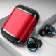 [bluetooth 5.0] Mini Portable Wireless bluetooth Earphone Stereo Smart Touch Bilaterial Calls Headphone with Charging Box