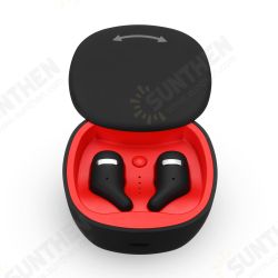 [bluetooth 5.0] Wireless Earphone Bilateral Call Auto Pairing Voice Control Stereo Headphone with Charging Box