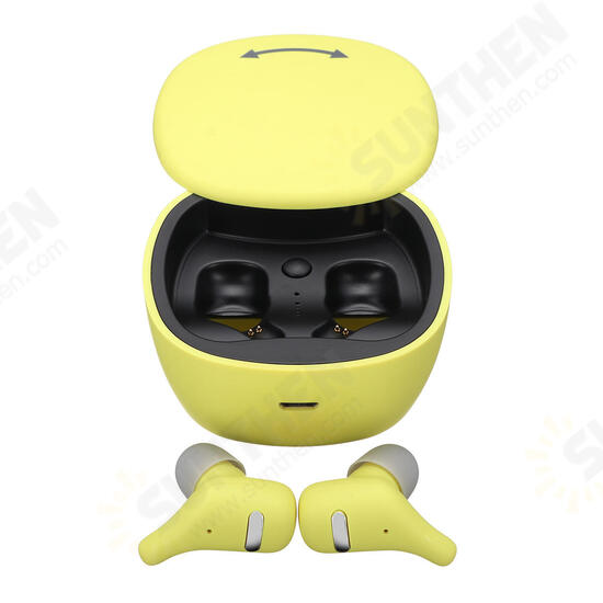 [bluetooth 5.0] Wireless Earphone Bilateral Call Auto Pairing Voice Control Stereo Headphone with Charging Box