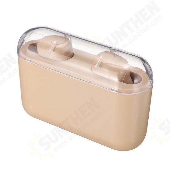 [bluetooth 5.0] Wireless Earphone CVC8.0 Noise Cancelling 2200mAh Power Bank IPX7 Waterproof Stereo Headphone with Mic