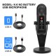 bluetooth V5.0 USB Professional Recording Wireless Microphone 180° Adjustable DSP Noise Reduction Video Singing For Mobile PC Laptop