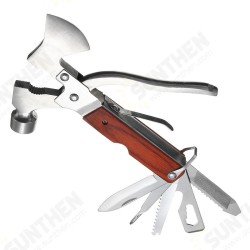 Multifunction Hammer Axe Opener Screwdriver Pliers Tool Kit Emergency Survival Hatchet EDC Tools Multifunction Hammer Axe Opener Screwdriver Pliers Tool Kit Emergency Survival Hatchet EDC Tools