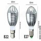 3W/10W RGB Colorful Bulb E27 B22 Remote Control Lamp AC85-265V