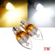B22 3W 3 LED White/Warm White LED Candle Light Bulb 85-265V