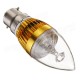 B22 3W 3 LED White/Warm White LED Candle Light Bulb 85-265V
