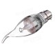 B22 3W AC85-265V White/Warm White Silver Cover LED Candle Light Bulb