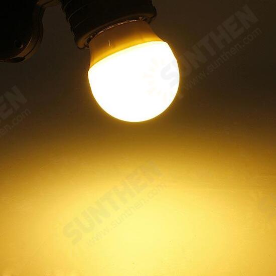 B22 3W Warm White/White AC 220V 8 SMD 2835 LED Globe Light Bulb