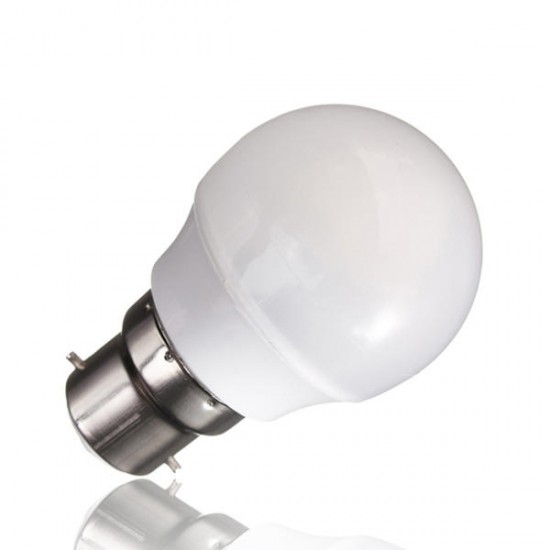 B22 3W Warm White/White AC 220V 8 SMD 2835 LED Globe Light Bulb
