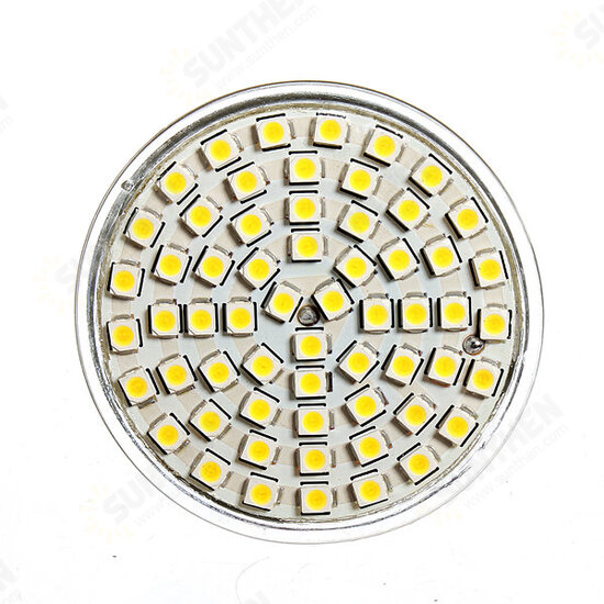 B22 4.5W 240LM Warm White 60 SMD 3528 LED Spotlightt Bulb 220-240V