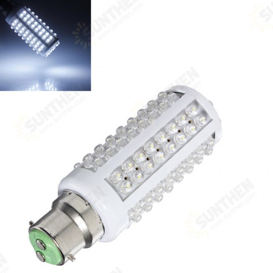 B22 5W 110V Cold White Bright 108LED Corn Lamp Light Bulb