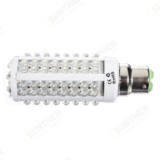 B22 5W 450LM Cold White Energy Saving Corn Light Lamp Bulb 220V