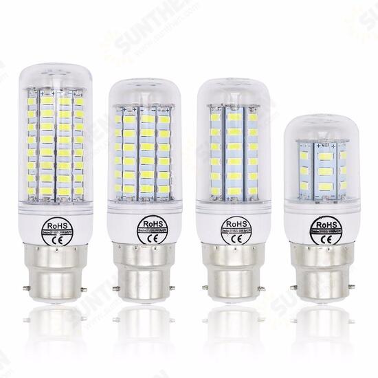 B22 5W 6W 7W 8W 10W 12W Ultra Bright SMD5730 LED Corn Bulb Lamp Chandelier Light AC110V