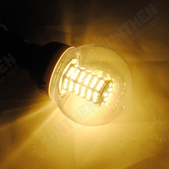 B22 5W Warm White 120 SMD 3528 SinglyFire LED Bulbs AC 85V-265V