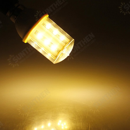 B22 6W 360LM Warm White 24-LED SMD 5050 SinglyFire LED Light Bulb 220V