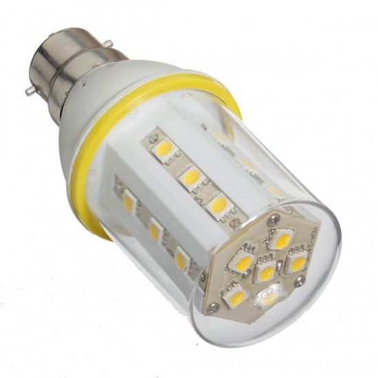 B22 6W 360LM Warm White 24-LED SMD 5050 SinglyFire LED Light Bulb 220V