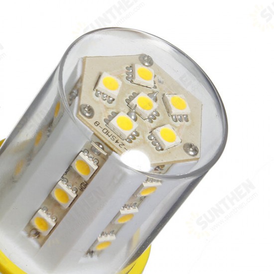 B22 6W 360LM Warm White 24-LED SMD 5050 SinglyFire LED Light Bulb 220V