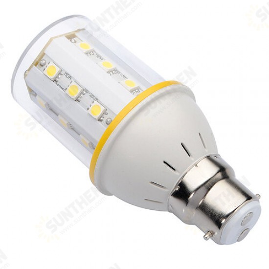 B22 6W 360LM Warm White 24-LED SMD 5050 SinglyFire LED Light Bulb 220V