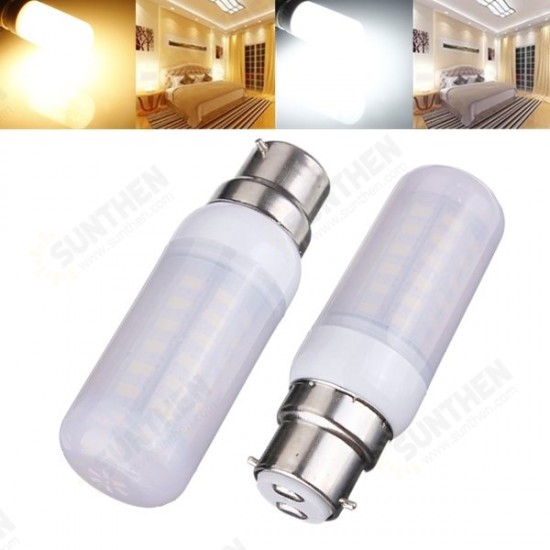 B22 6W White/Warm White 5730SMD LED Corn Bulb Frosted Cover AC 110V