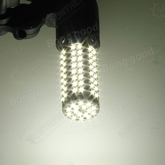 B22 9W Pure White/Warm White 114 SMD 3528 LED Corn Light Bulb 220V