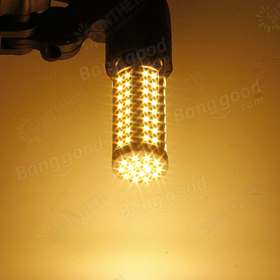 B22 9W Pure White/Warm White 114 SMD 3528 LED Corn Light Bulb 220V