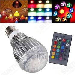 B22 9W RGB AC 85-265V LED Magic Light Bulb Lamp With IR Remote B22 9W RGB AC 85-265V LED Magic Light Bulb Lamp With IR Remote