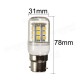 B22 LED Bulb 4.5W 27 SMD 5050 AC 220V White/Warm White Corn Light