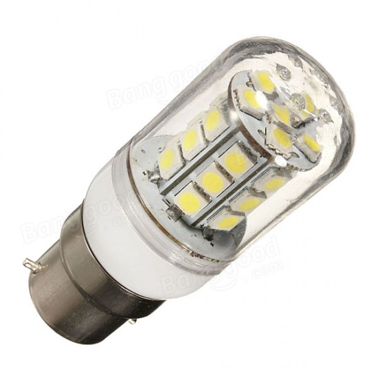 B22 LED Bulb 4.5W 27 SMD 5050 AC 220V White/Warm White Corn Light