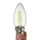 Dimmable B22 C35 2W Retro COB Filament 200Lm Vintage Edison Light Bulb AC220V