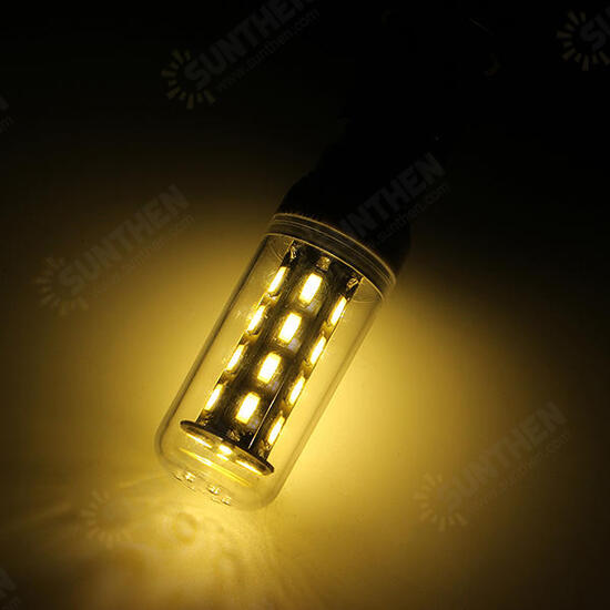 E27 E14 B22 4W 5W 6W SMD 7030 Pure White Warm White LED Corn Light Lamp Bulb AC110V