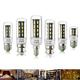 E27 E14 B22 4W 5W 6W SMD 7030 Pure White Warm White LED Corn Light Lamp Bulb AC110V