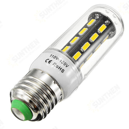 E27 E14 B22 4W 5W 6W SMD 7030 Pure White Warm White LED Corn Light Lamp Bulb AC110V