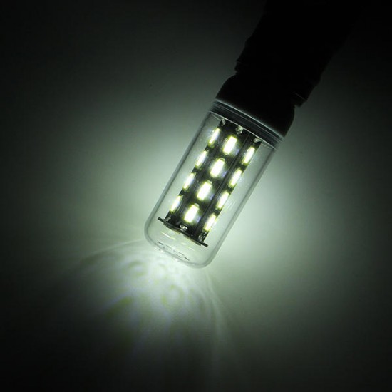 E27 E14 B22 4W 5W 6W SMD 7030 Pure White Warm White LED Corn Light Lamp Bulb AC220V