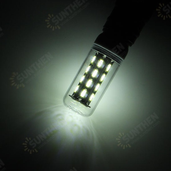 E27 E14 B22 4W 5W 6W SMD 7030 Pure White Warm White LED Corn Light Lamp Bulb AC220V