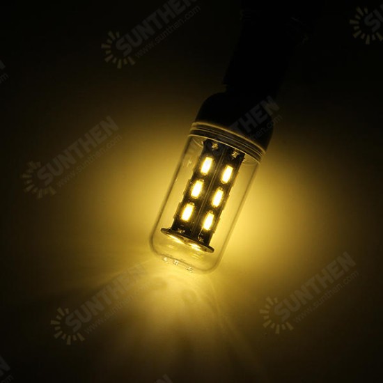 E27 E14 B22 4W 5W 6W SMD 7030 Pure White Warm White LED Corn Light Lamp Bulb AC220V