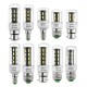 E27 E14 B22 4W 5W 6W SMD 7030 Pure White Warm White LED Corn Light Lamp Bulb AC220V