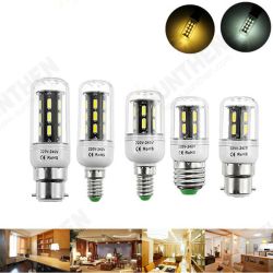 E27 E14 B22 4W 5W 6W SMD 7030 Pure White Warm White LED Corn Light Lamp Bulb AC220V E27 E14 B22 4W 5W 6W SMD 7030 Pure White Warm White LED Corn Light Lamp Bulb AC220V