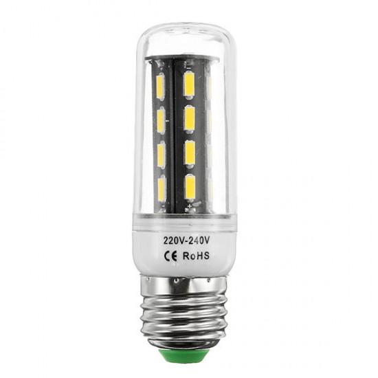 E27 E14 B22 4W 5W 6W SMD 7030 Pure White Warm White LED Corn Light Lamp Bulb AC220V