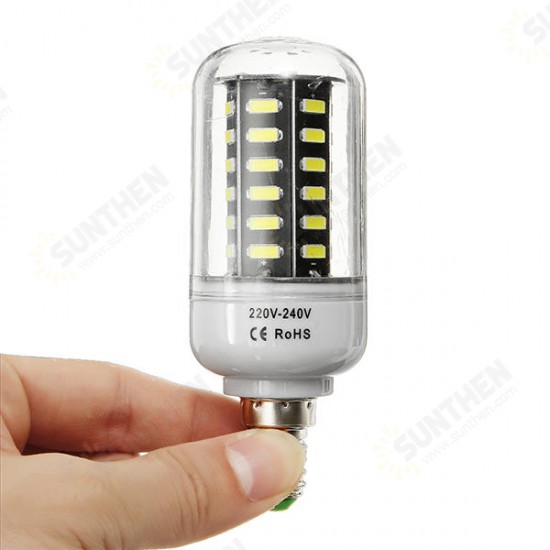 E27 E14 B22 9W SMD 7030 Pure White Warm White LED Corn Light Lamp Bulb AC110V AC220V