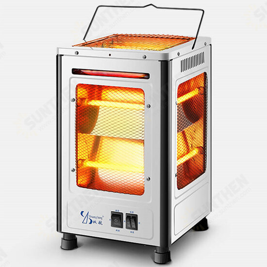 220V 2000W Five-Sided Heater Grill Type Brazier Heater Energy Saving Vertical Electric Heater