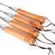 4pcs/set BBQ Stainless Steel Telescopic Barbecue Forks Outdoor Barbecue Tools