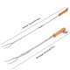 4pcs/set BBQ Stainless Steel Telescopic Barbecue Forks Outdoor Barbecue Tools