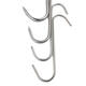 10pcs / Lot Stainless Steel Round S Shaped Hook Kitchen Beef Chicken BBQ Sticks Needle